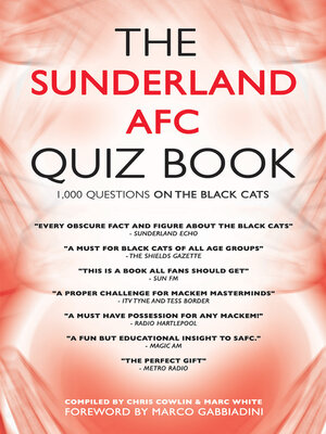 cover image of The Sunderland AFC Quiz Book